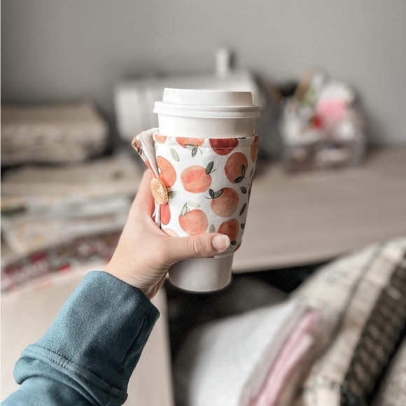 Cheerleader Pattern Cup Cozy - Picture 3 of 3